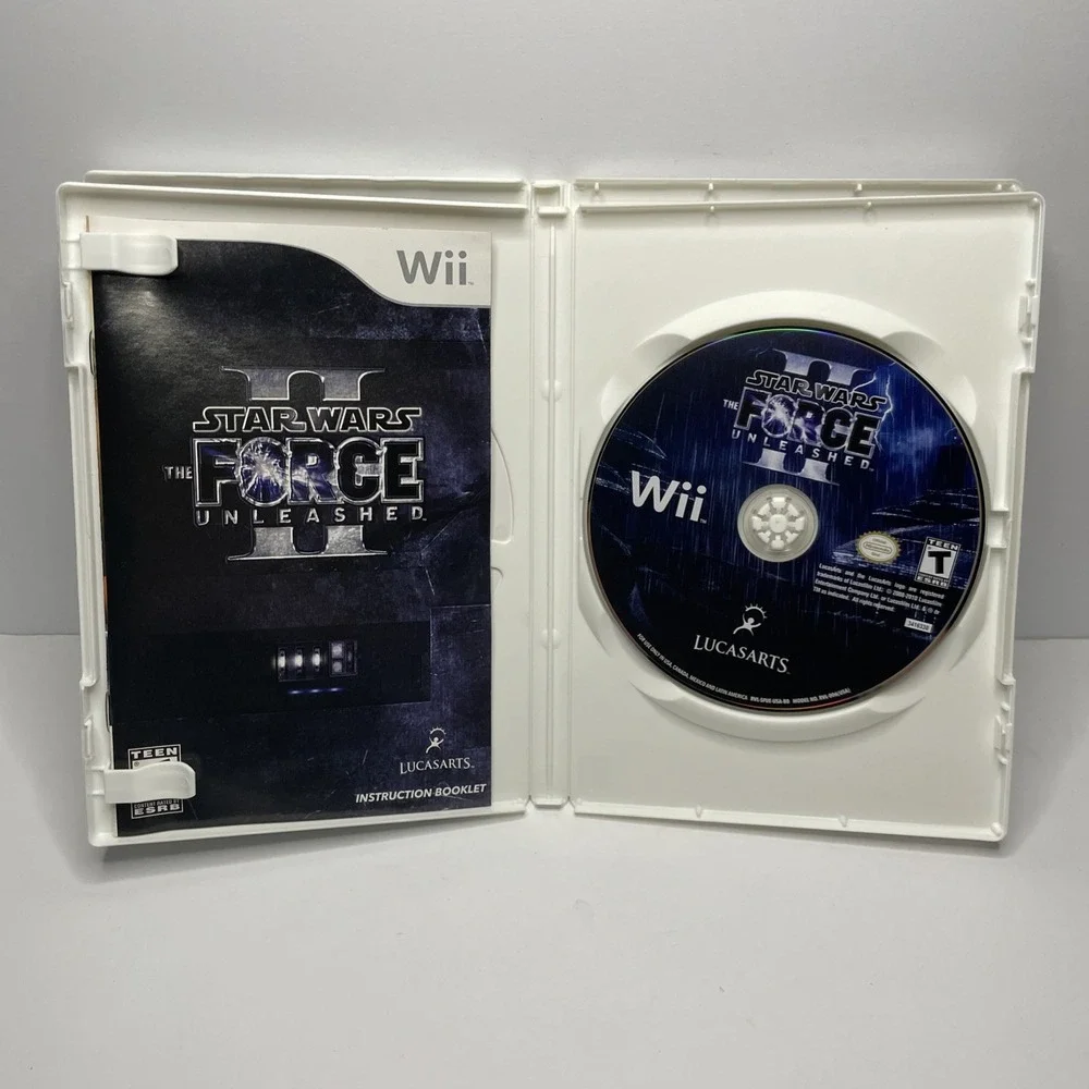 Lot of 2 – Star Wars: The Force Unleashed I & II (Nintendo Wii) – Complete